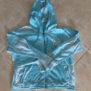 Converse All star  blue zippered jacket size M